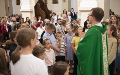 Msza św. na rozpoczęcie nowego roku szkolnego. 07.09.2025