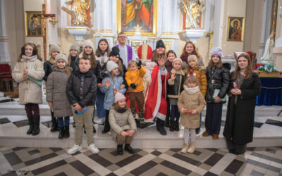 Wizyta św. Mikołaja w naszej parafii. 07.12.2025